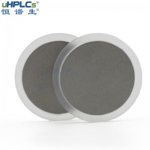 恒譜生HPLC在線過(guò)濾器PCTFE不銹鋼篩板液相色譜濾膜，OD22.4*ID19.0*H1.6